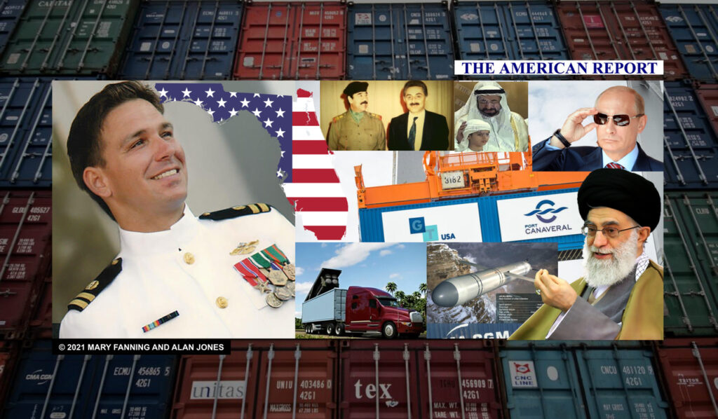 FL Gov Lt Cdr DeSantis Vs Gulftainer: Naval Officer Faces Port Canaveral Container Terminal NatSec Disaster From Mideast Co Tied To Iraq, Iran, Russia Amid Supply Chain Crisis - The American Report