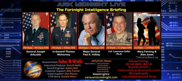 The Fortnight Intelligence Briefing — With John B. Wells On Ark Midnight Live — Release Date October 16, 2021