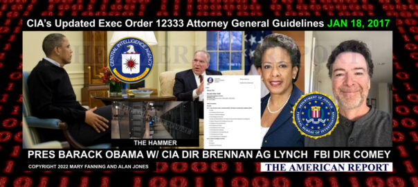 CIA's Updated Exec Order 12333 Attorney General Guidelines JAN 18, 2017 - THE AMERICAN REPORT