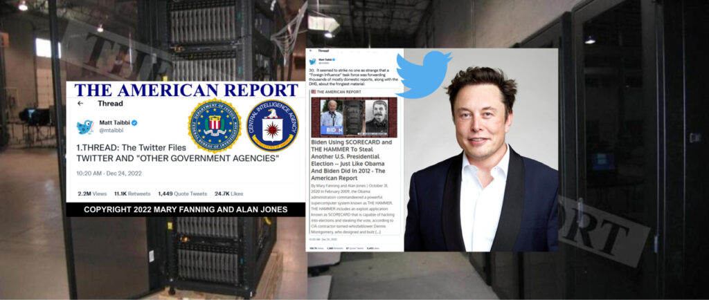 TWITTER DROP 8: Baker Scandal Deepens; FBI FITF / Twitter Censored HAMMER / SCORECARD Exposé Published By The American Report Days Before 2020 Election; FITF Works With CIA - The American Report